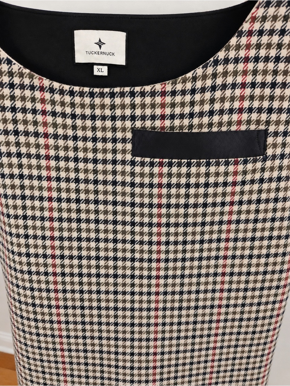 Tuckernuck Hazelnut Plaid Genevieve Dress - Picture 3 of 5